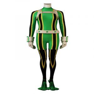 My Hero Academia Tsuyu Asui Hero Cosplay Costume Full Set