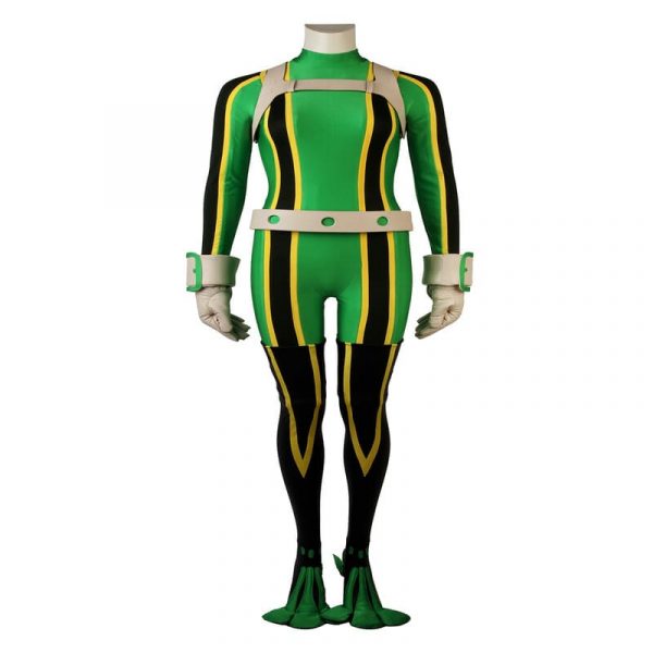 My Hero Academia Tsuyu Asui Hero Cosplay Costume Full Set