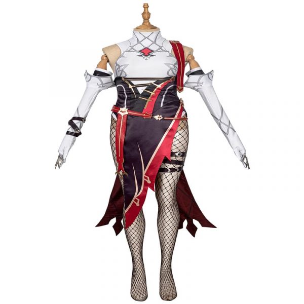 Genshin Impact Rosaria Cosplay Costume Custom Made Full Set