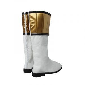 Adult Men Ranger Heroes White Boots Cosplay Costume Fancy