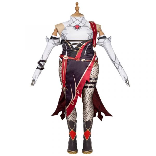 Genshin Impact Rosaria Cosplay Costume Custom Made Full Set
