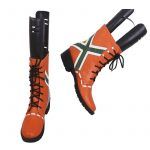 My Hero Academia Kacchan Katsuki Bakugo Orange Cosplay Boots