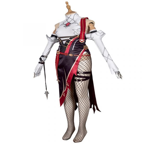 Genshin Impact Rosaria Cosplay Costume Custom Made Full Set