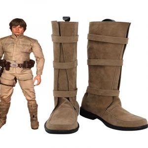 Star Wars 5 Luke Skywalker Cosplay Boots for Men and Women