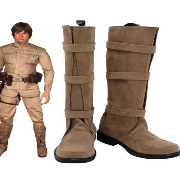 Star Wars 5 Luke Skywalker Cosplay Boots for Men and Women