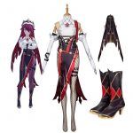 Genshin Impact Rosaria Cosplay Costume Custom Made Full Set