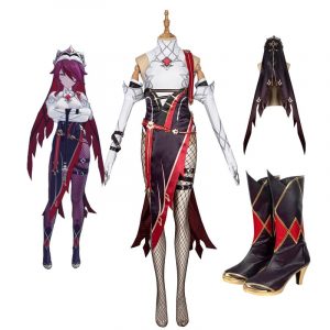 Genshin Impact Rosaria Cosplay Costume Custom Made Full Set