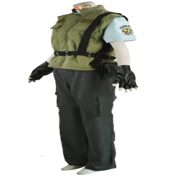 Chris Redfield S.T.A.R.S. Uniform Cosplay Costume Full Set