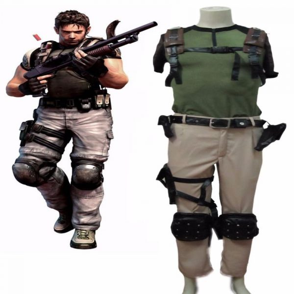 Classic Chris Cosplay Costume Custom Made Full Set for Men