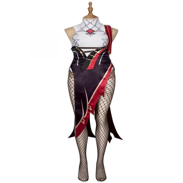 Genshin Impact Rosaria Cosplay Costume Custom Made Full Set