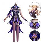 Anime Game Genshin Impact Fischl Cosplay Costume Outfits