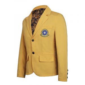 Spiderman Yellow Jacket Suit School Cosplay Costume