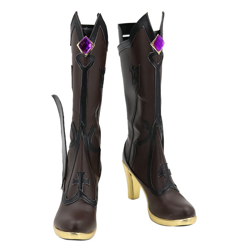 Game Genshin Impact Fischl Cosplay Boot