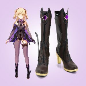 Game Genshin Impact Fischl Cosplay Boot
