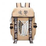 Anime Backpack Attack On Titan Anime Cosplay Eren Bag Cartoon Canvas Backpack Shingeki No Kyojin Schoolbag