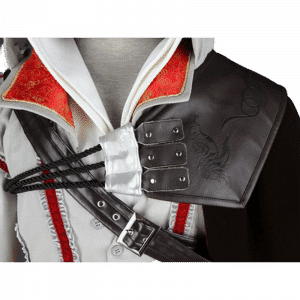Assasin's Creed 2 Cosplay Costume Ezio Auditore Assasin Cosplay Outfit for Men Women Kids Custom Made Size