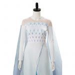 Queen Elsa Ahtohallan Cave Snow Flake Dress Cosplay Costume