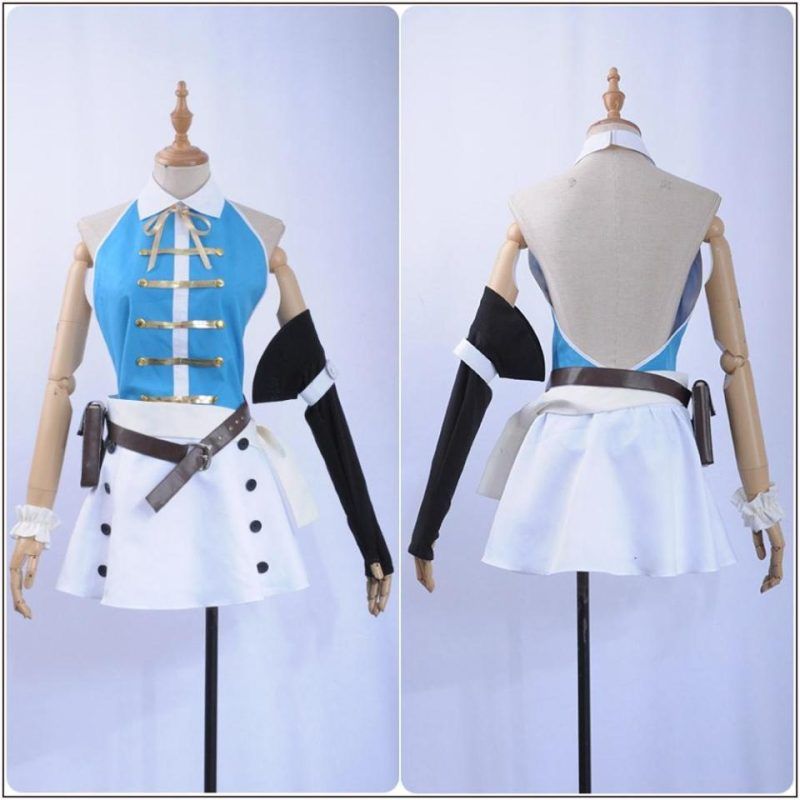 Anime Fairy Tail Lucy Heartfilia Cosplay Costume Dress