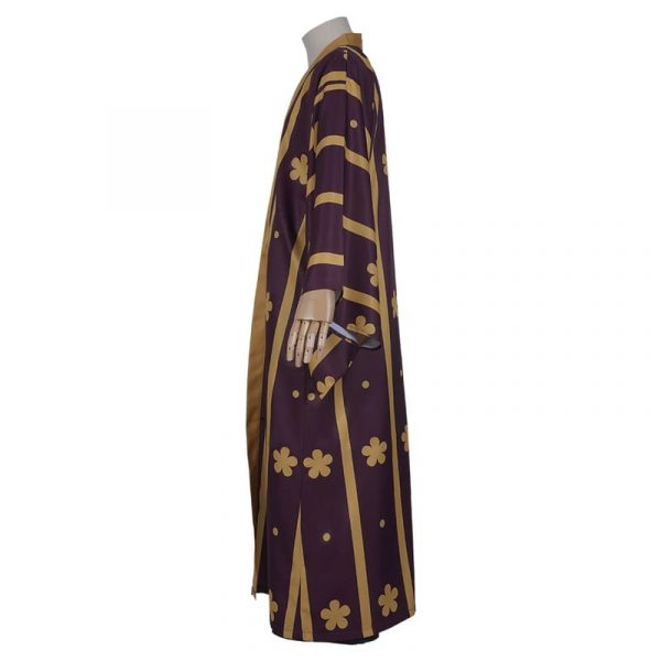 One Piece Trafalgar D Water Law Cosplay Costume Outfit Adult Kimono