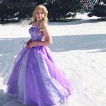 Princess Annika Cosplay Costume Adult Women Stage Performance Dress