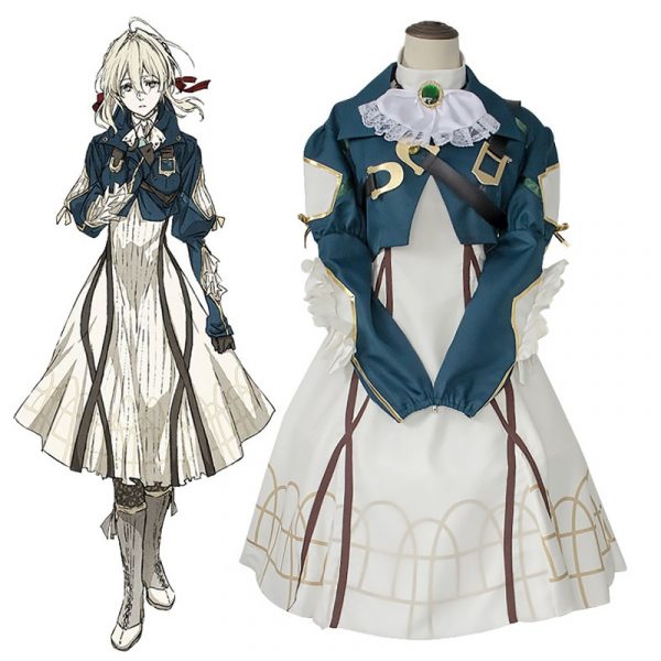 Anime Violet Evergarden Cosplay Costume High Quality Princess Dress