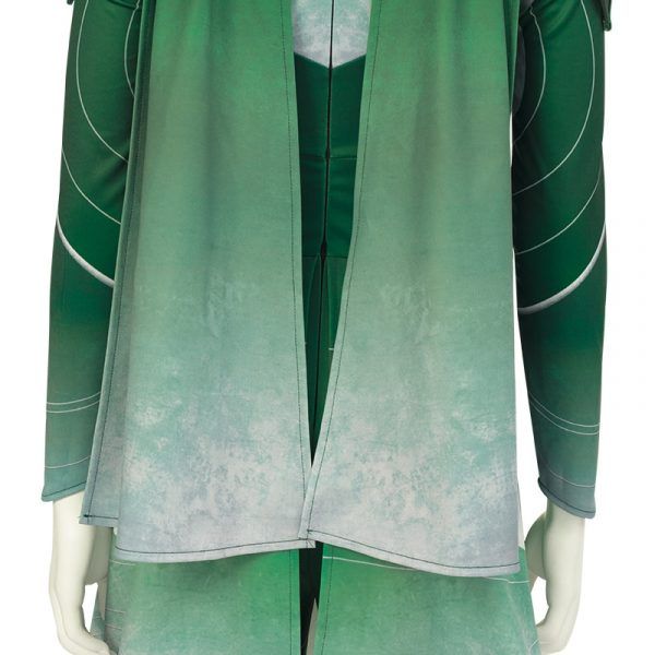 Fancy Halloween Sersi Green Performance Uniform Eternal Superhero Cosplay Costume