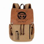 Anime Backpack Travel Bagpack Luffy One Piece Cosplay Eren Bag Cartoon Canvas Outdoor Teenagers Schoolbag
