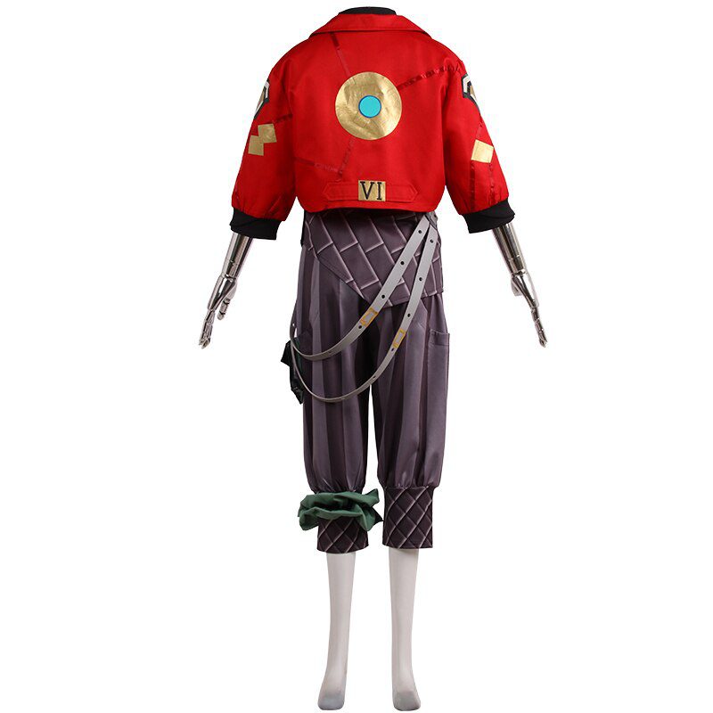 Anime Game LOL Vi Arcane Costume Cosplay