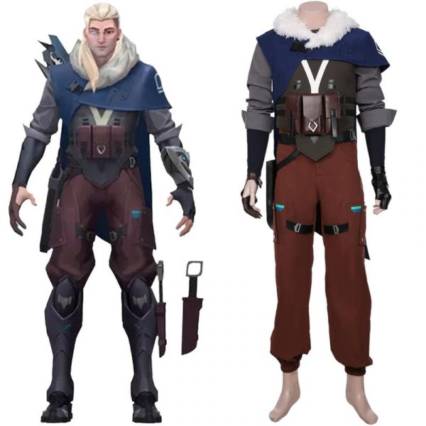 Valorant Sova Cosplay Costume Uniform Outfit Military Equipment Full Set