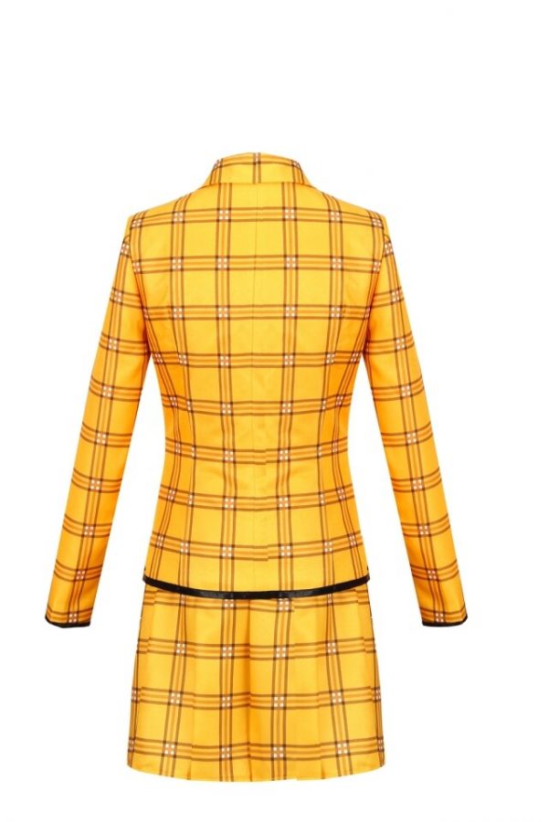 Film Clueless Cher Horowitz Dress Suit School College Uniform