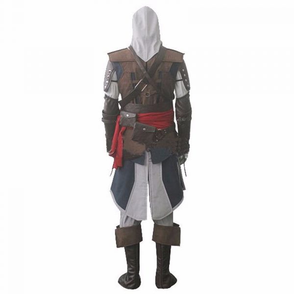 Assassins Cosplay Edward Costume Creed Black Flag Kenway Men Women Custom Size