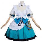 Genshin Impact Barbara Cosplay Costume Maid Dress