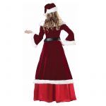 Christmas Cosplay Couple Santa Claus and Retro Princess Dress