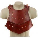 Medieval Spartan Gladiator Leather Cuirass Chest Body Armor Viking Costume Vest Larp Outfit