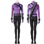 Kate Bishop Cosplay Outfit Hawk Costume with Quiver Arrow Props