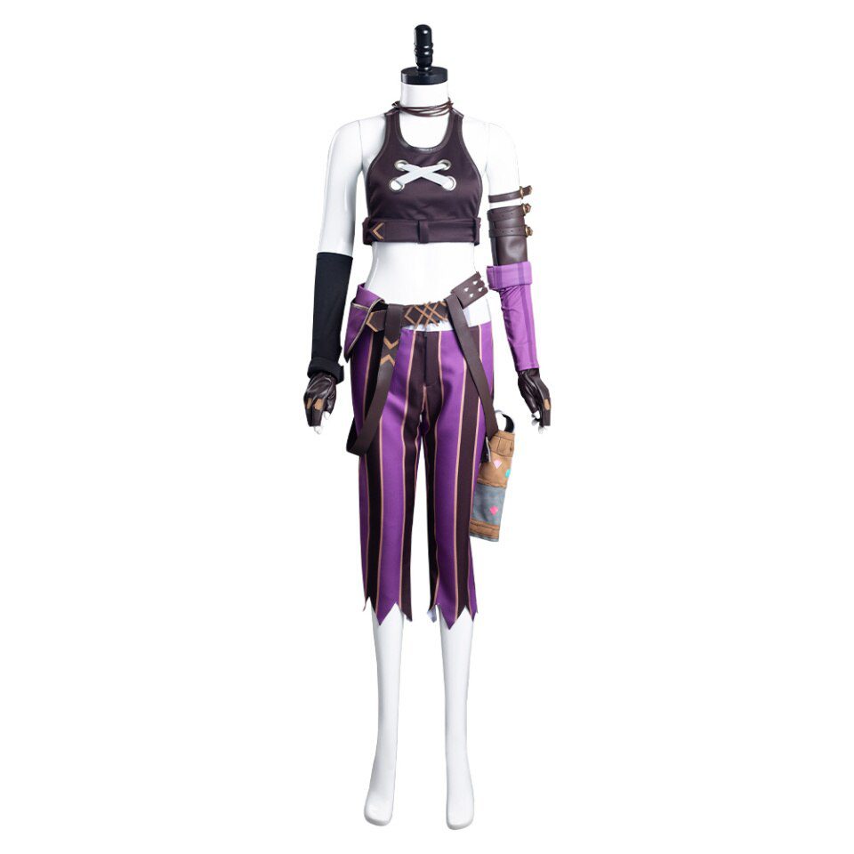 LOL Christmas Arcane Jinx Cosplay Costume Uniform Outfits