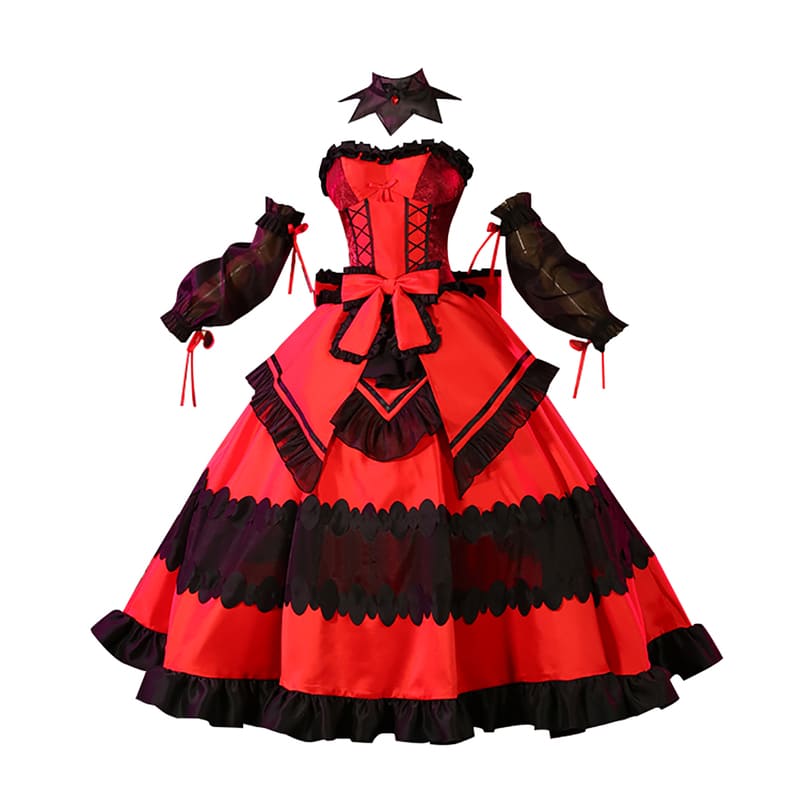 Anime DATE A LIVE Nightmare Tokisaki Kurumi Lolita Girl Princess Fancy Dress