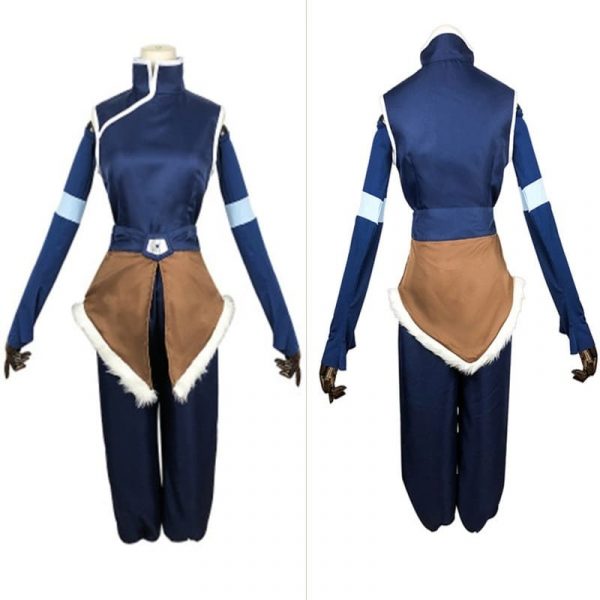 Anime Cosplay Set Korra Costume Plush Suit