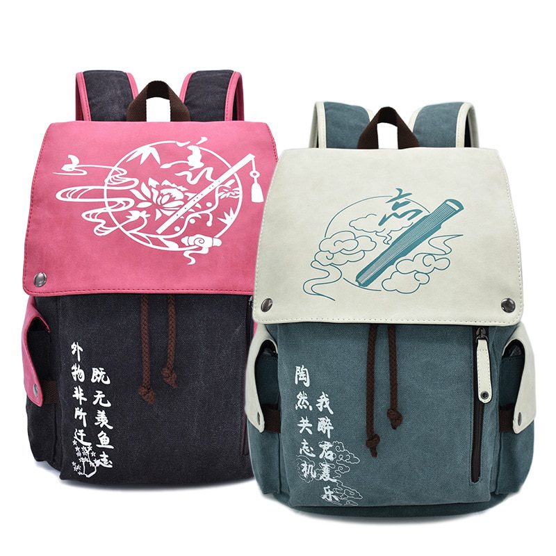 Anime Backpack Travel Backpack Cosplay Eren Bag Cartoon Canvas Backpacks Outdoor