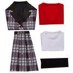 Film Clueless DionneSchool UniformCosplay Costume Jacket Skirt