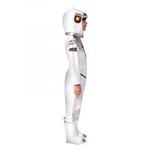 Kids Astronaut Jumpsuit with Helmet Fancy Cosmonaut Cosplay Costume