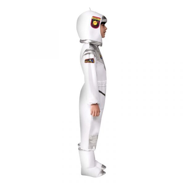 Kids Astronaut Jumpsuit with Helmet Fancy Cosmonaut Cosplay Costume