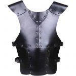 Steampunk Leather Armor Vest Jacket Medieval Knight Costume