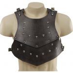 Medieval Spartan Gladiator Leather Cuirass Chest Body Armor Viking Costume Vest Larp Outfit