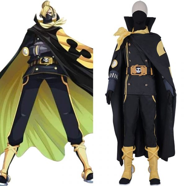 One Piece Family Combat Suit Vinsmoke Sanji Cosplay Costume Outfits