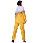 Oktoberfest Suit Fancy Dress Yellow Beer Costume for Women