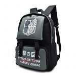 Anime Backpack Waterproof Backpack Attack on Titan Cartoon Bagpack Nylon Fashion Bag