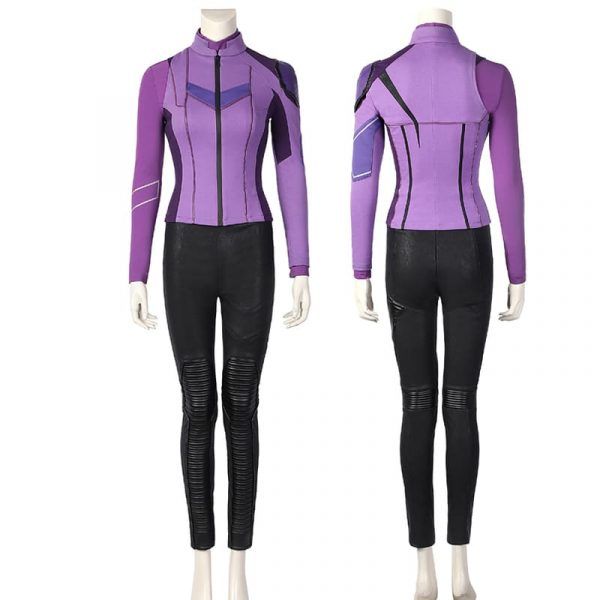 Kate Bishop Cosplay Outfit Hawk Costume with Quiver Arrow Props