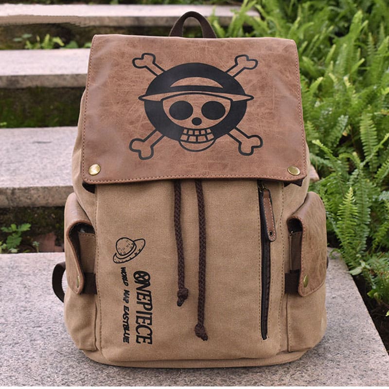 Anime Backpack Travel Backpacks Luffy One Piece Cosplay Eren Bag
