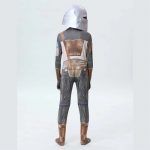 Kids Mandalorian Cosplay Costume Fancy Children Jumpsuit Cloak Cape Outfit